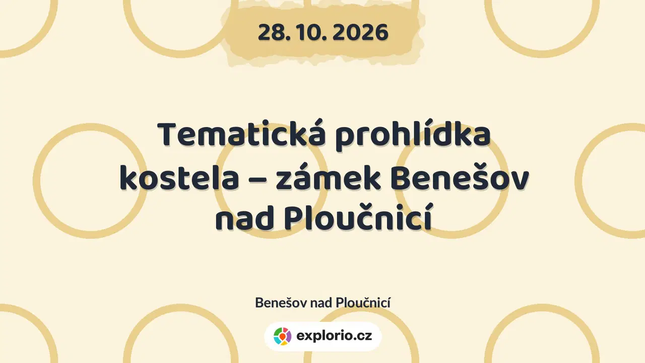 Tematická prohlídka kostela – zámek Benešov nad Ploučnicí – prohlídky a Muzea, Benešov nad Ploučnicí