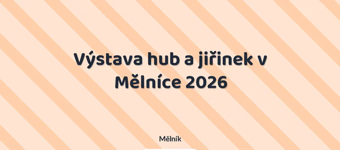 Výstava hub a jiřinek v Mělníce 2026 – prohlídky a Muzea, Mělník