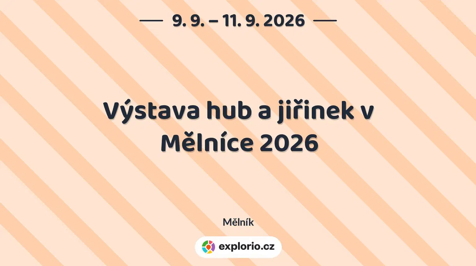 Výstava hub a jiřinek v Mělníce 2026 – prohlídky a Muzea, Mělník