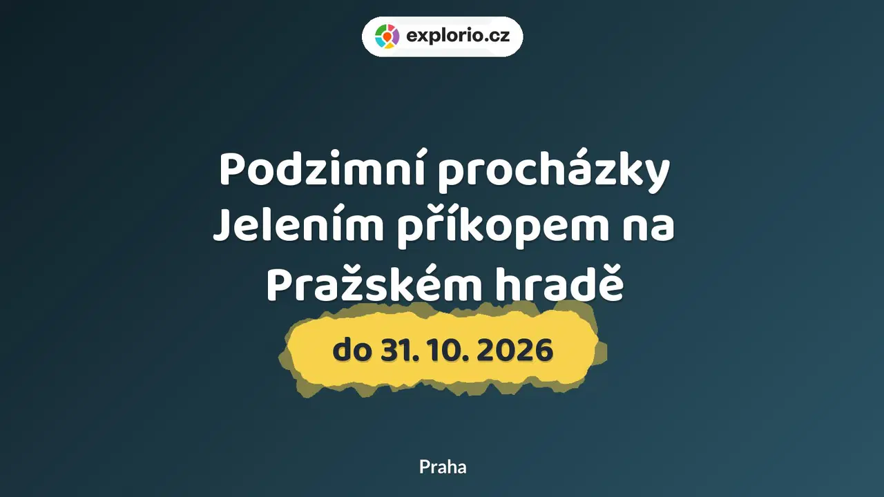 Podzimní procházky Jelením příkopem na Pražském hradě – sport a Pohyb, Praha
