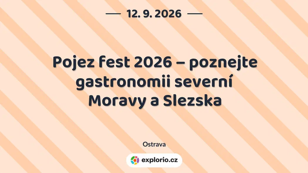 Pojez fest 2026 – poznejte gastronomii severní Moravy a Slezska – festivaly a Slavnosti, Ostrava