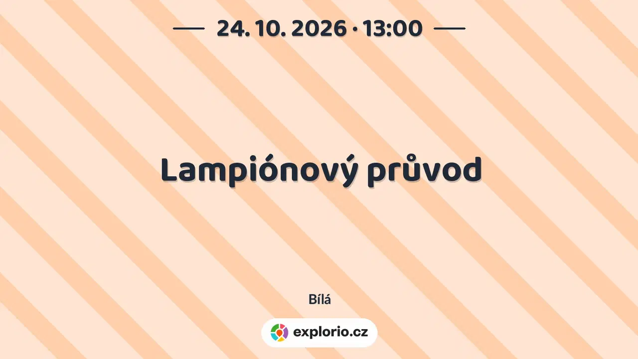 Lampiónový průvod – festivaly a Slavnosti, Bílá