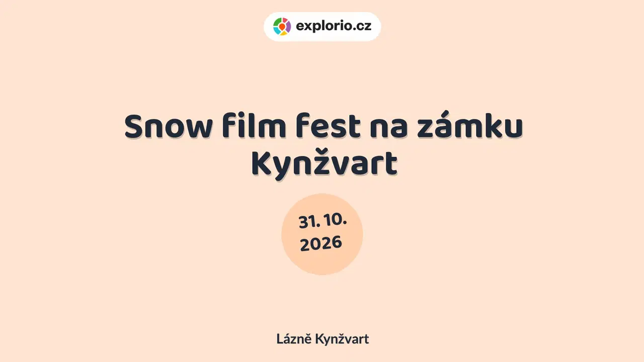 Snow film fest na zámku Kynžvart – festivaly a Slavnosti, Lázně Kynžvart
