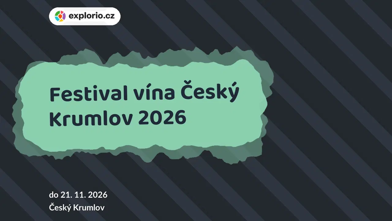 Festival vína Český Krumlov 2026 – festivaly a Slavnosti, Český Krumlov