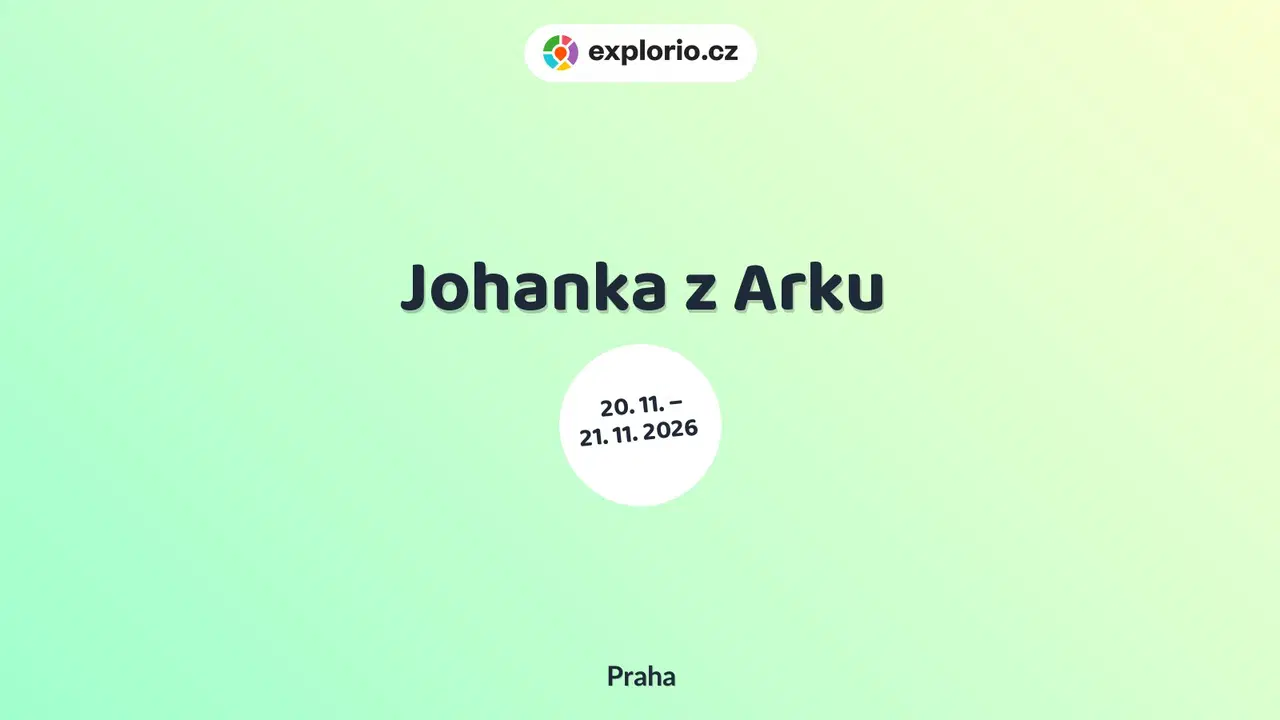 Johanka z Arku – divadlo, Hudba a Kino, Praha
