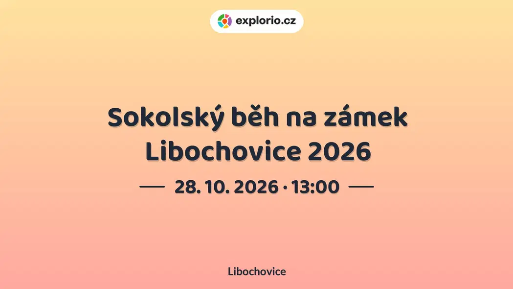 Sokolský běh na zámek Libochovice 2026 – sport a Pohyb, Libochovice