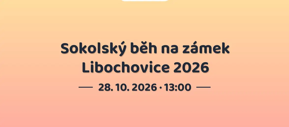 Sokolský běh na zámek Libochovice 2026 – sport a Pohyb, Libochovice