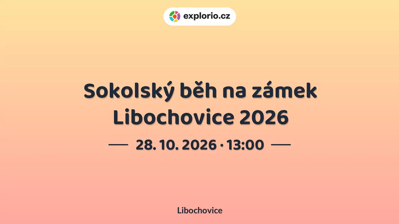 Sokolský běh na zámek Libochovice 2026 – sport a Pohyb, Libochovice