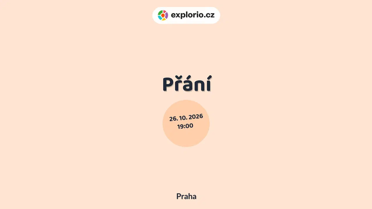 Přání – divadlo, Hudba a Kino, Praha