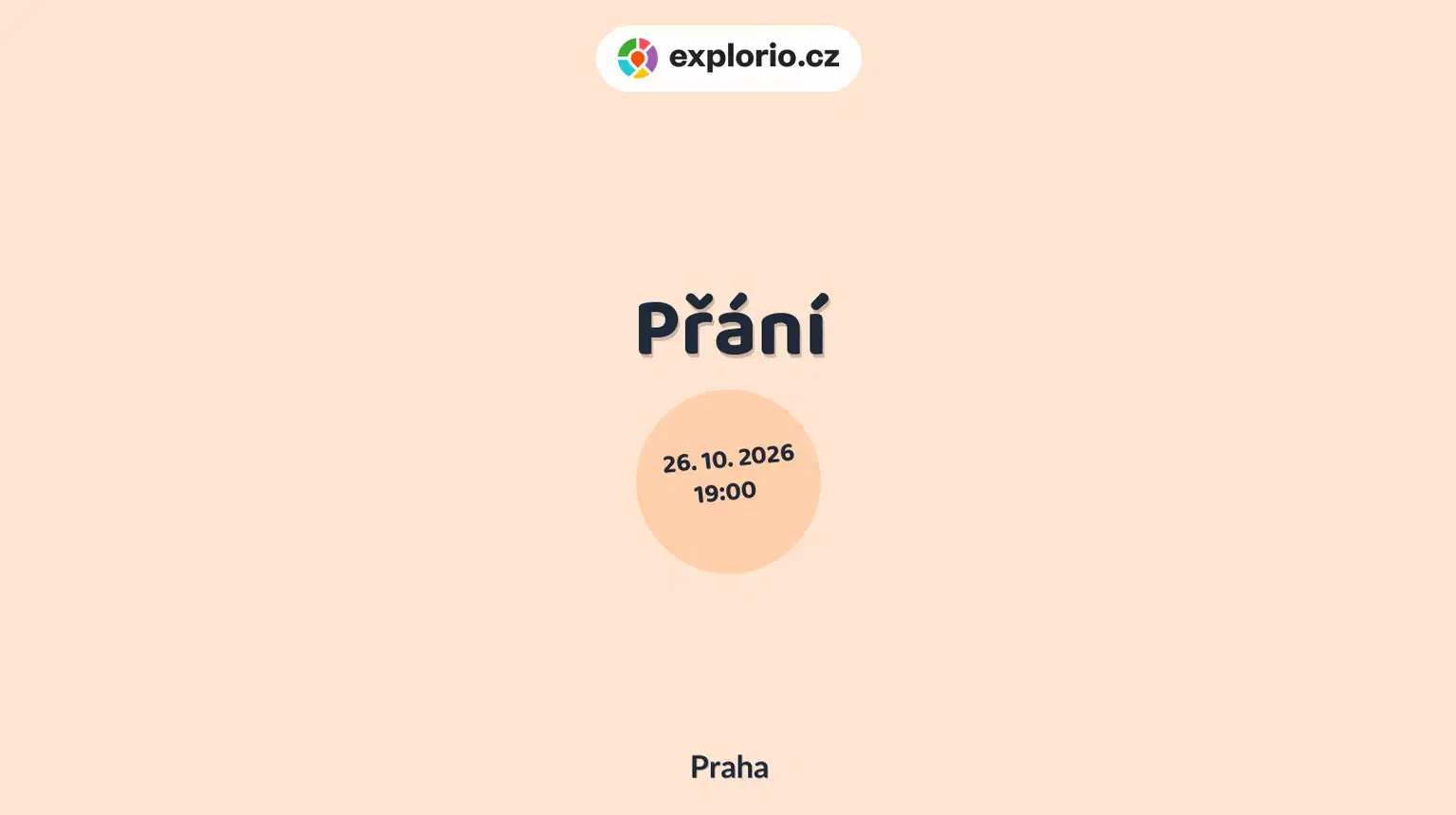 Přání – divadlo, Hudba a Kino, Praha