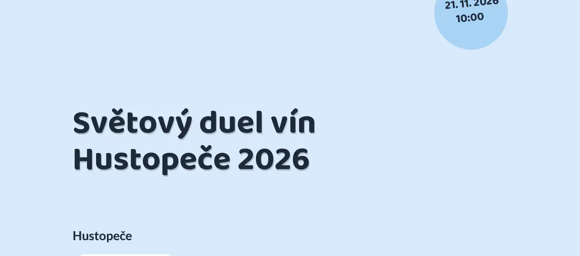 Světový duel vín Hustopeče 2026 – festivaly a Slavnosti, Hustopeče