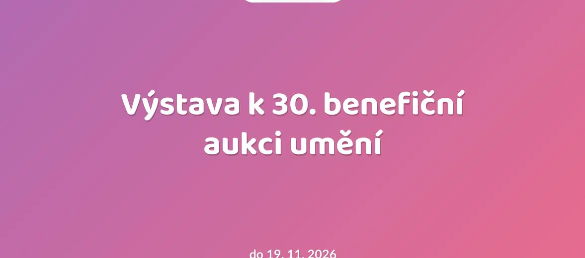 Výstava k 30. benefiční aukci umění – prohlídky a Muzea, Liberec