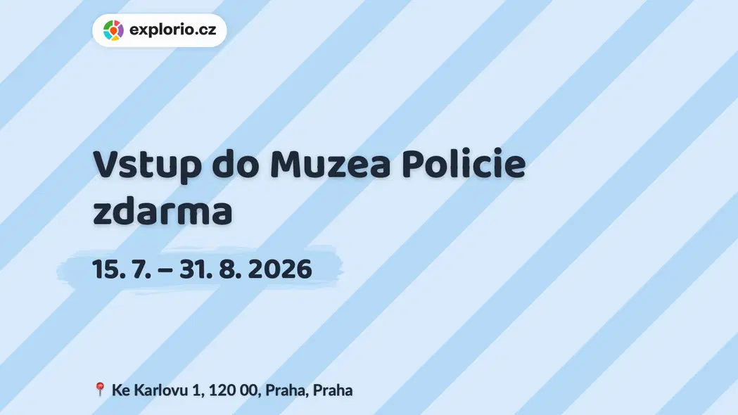 Vstup do Muzea Policie zdarma – prohlídky a Muzea, Praha