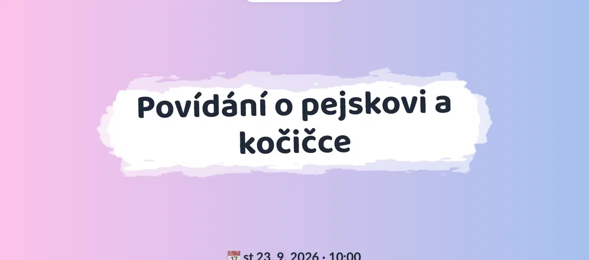 Povídání o pejskovi a kočičce – divadlo, Hudba a Kino, Praha
