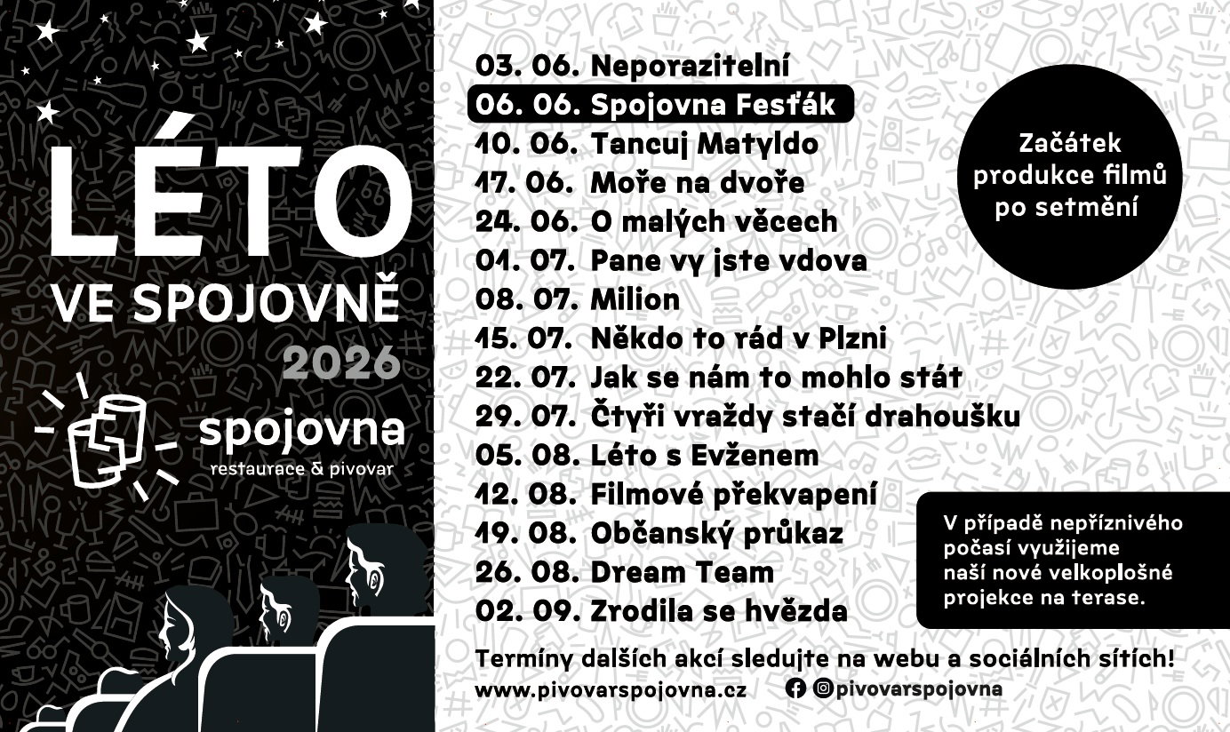 Letní kino ve Spojovně v Kunraticích 2026 – festivaly a Slavnosti, Vestec – fotka 2