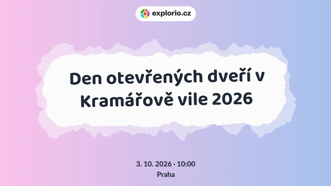 Den otevřených dveří v Kramářově vile 2026 – festivaly a Slavnosti, Praha