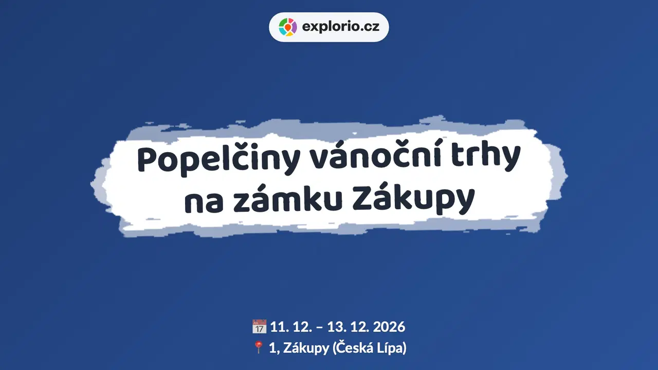 Popelčiny vánoční trhy na zámku Zákupy – festivaly a Slavnosti, Zákupy