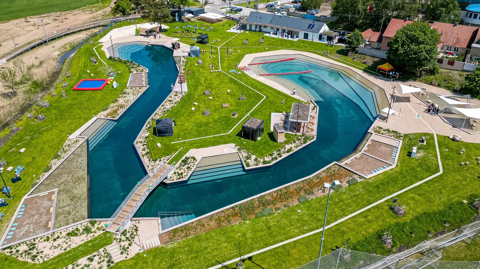 Koupaliště Zátoka Rosice – koupání, Rosice