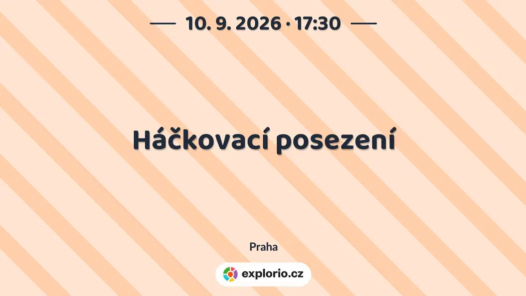 Háčkovací posezení – tvořivé dílny a Workshopy, Praha