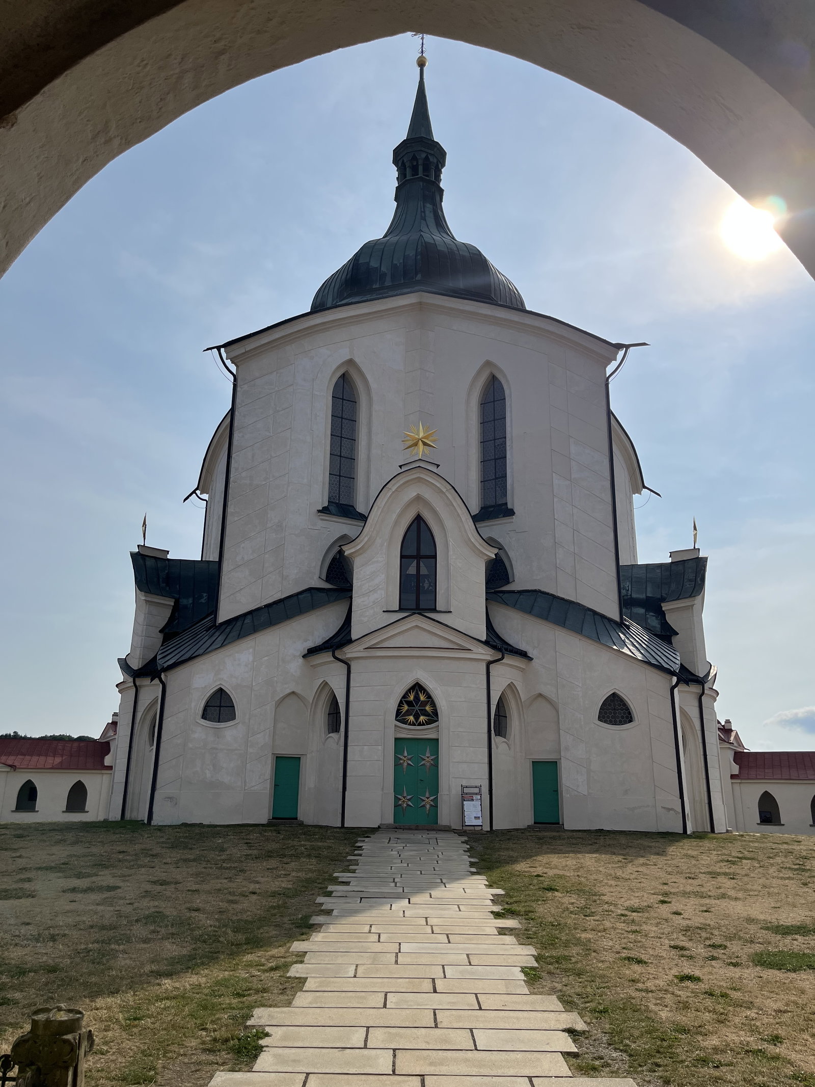 Poutní kostel sv. Jana Nepomuckého na Zelené Hoře – hrady, zámky, zříceniny, Žďár nad Sázavou – fotka 3