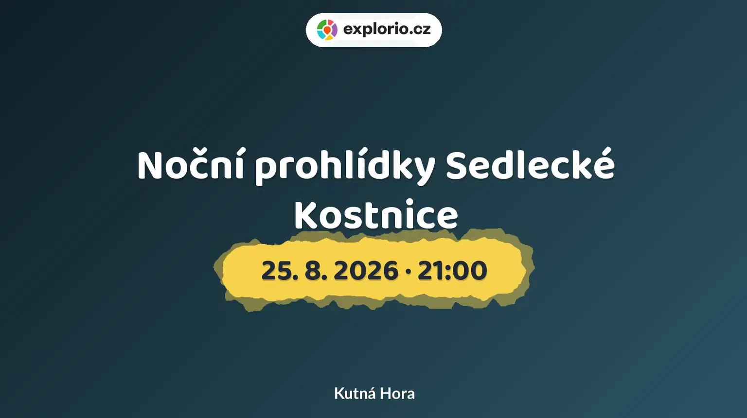 Noční prohlídky Sedlecké Kostnice – festivaly a Slavnosti, Kutná Hora