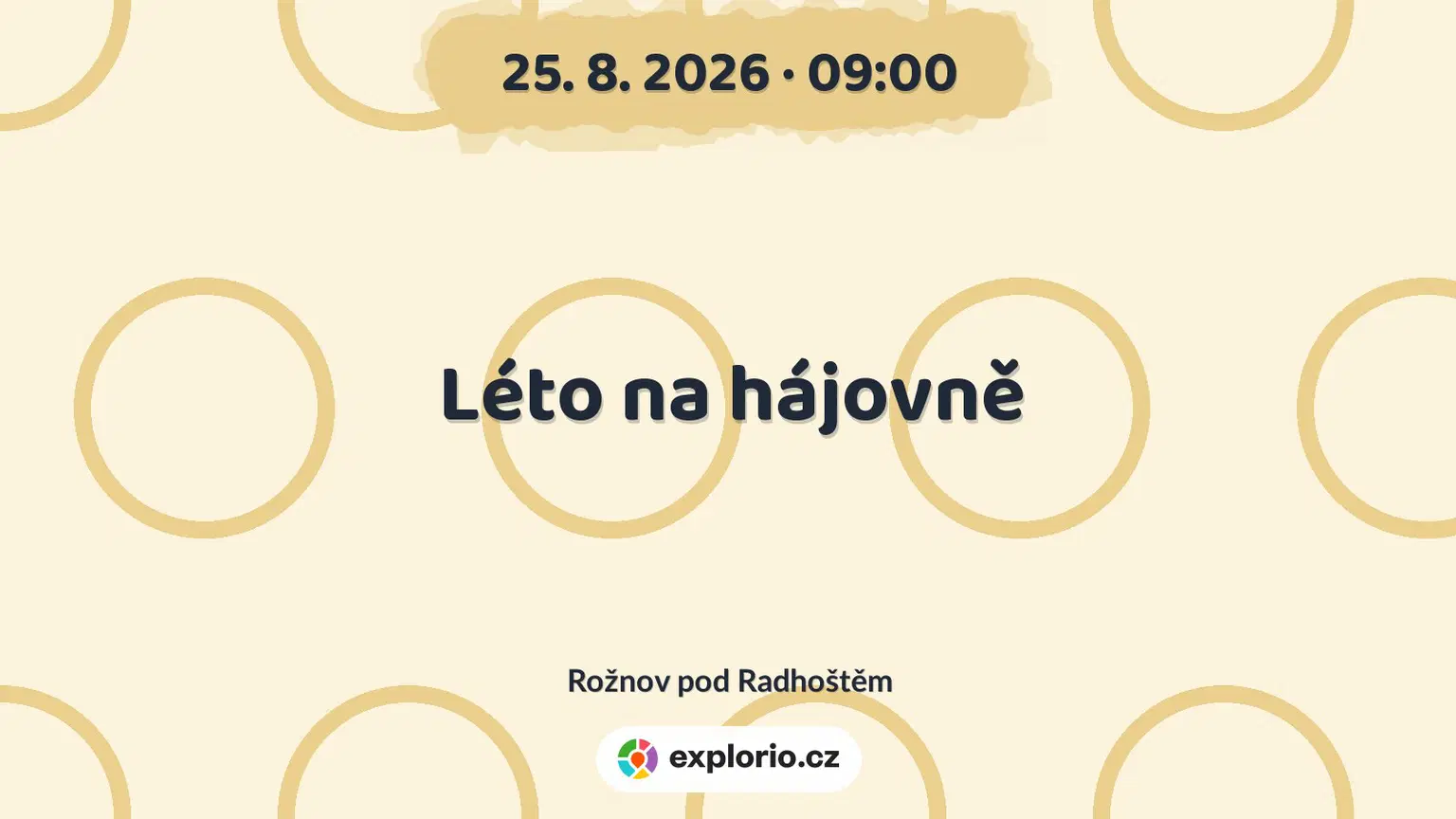 Léto na hájovně – festivaly a Slavnosti, Rožnov pod Radhoštěm
