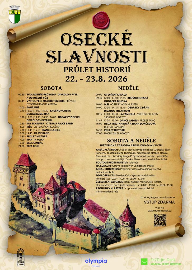Osecká pouť 2026 – festivaly a Slavnosti, Osek – fotka 2
