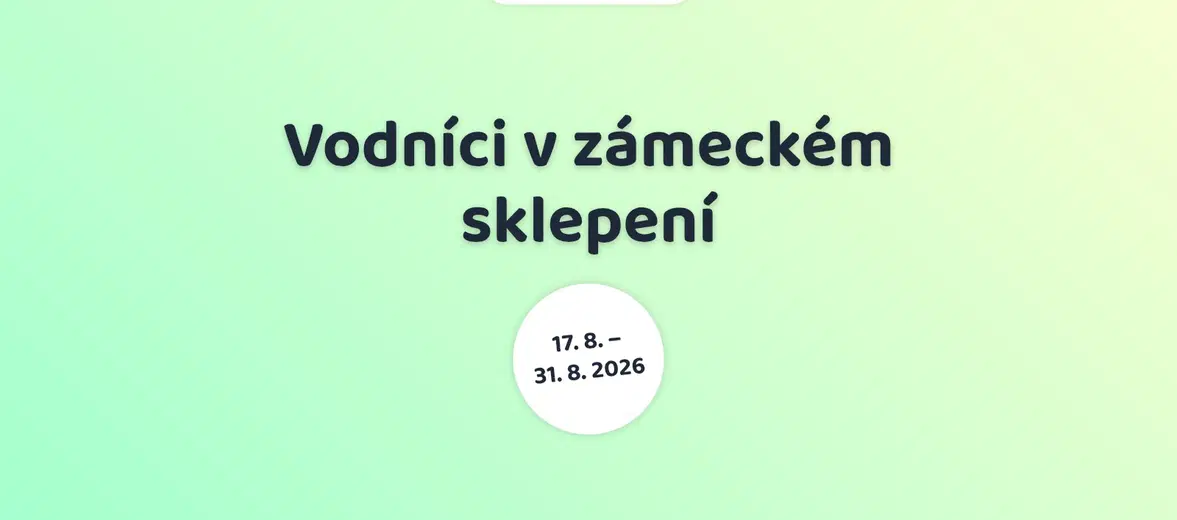 Vodníci v zámeckém sklepení – prohlídky a Muzea, Třeboň