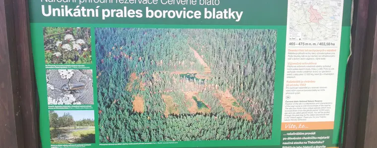 Naučná stezka Červené blato – naučné stezky, Nové Hrady