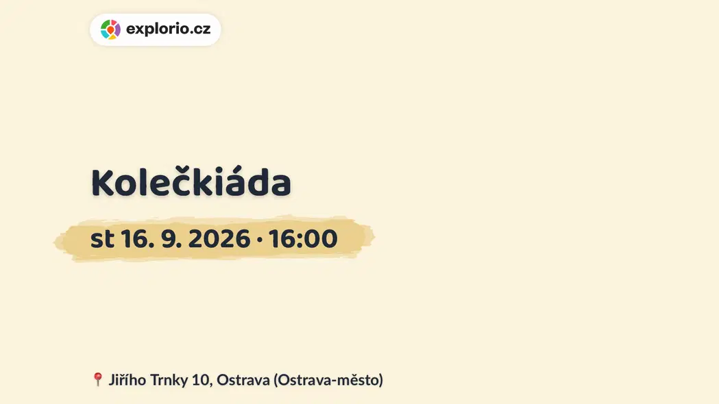 Kolečkiáda – sport a Pohyb, Ostrava