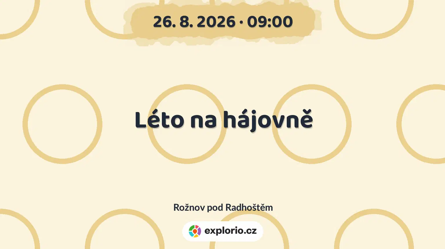 Léto na hájovně – festivaly a Slavnosti, Rožnov pod Radhoštěm