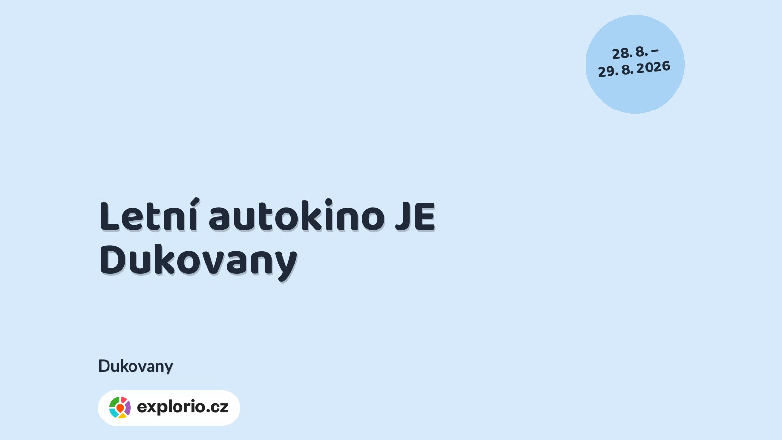 Letní autokino JE Dukovany – festivaly a Slavnosti, Dukovany