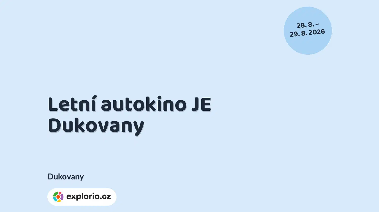 Letní autokino JE Dukovany – festivaly a Slavnosti, Dukovany