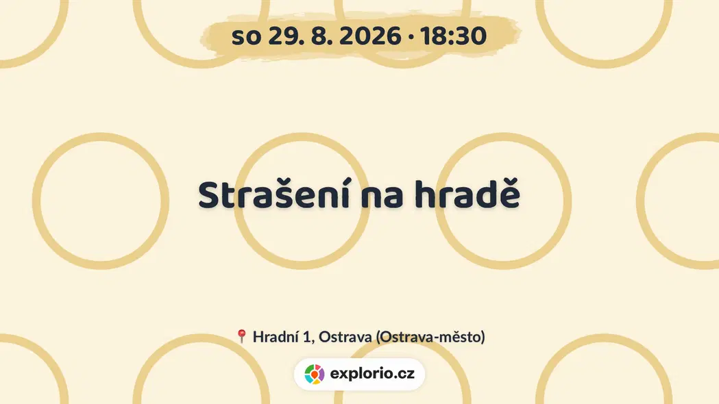 Strašení na hradě – prohlídky a Muzea, Ostrava
