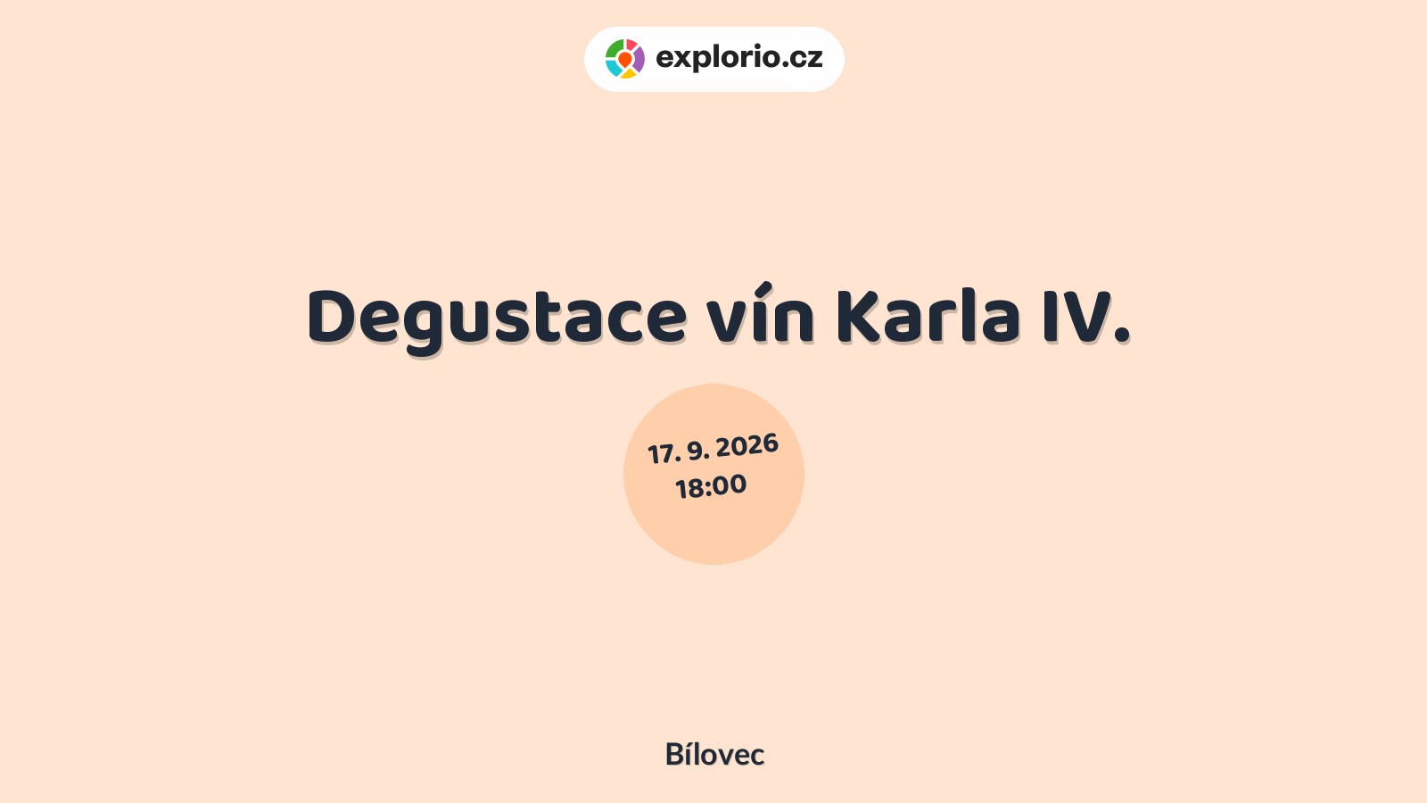 Degustace vín  Karla IV. – festivaly a Slavnosti, Bílovec