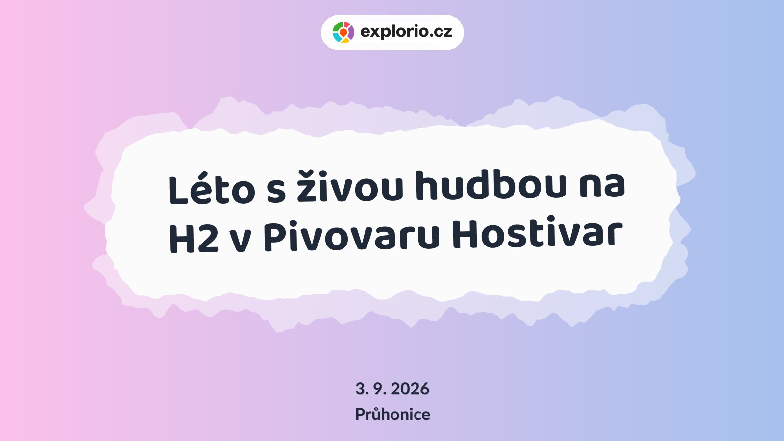 Léto s živou hudbou na H2 v Pivovaru Hostivar – divadlo, Hudba a Kino, Průhonice