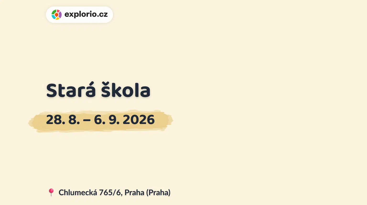 Stará škola – prohlídky a Muzea, Praha