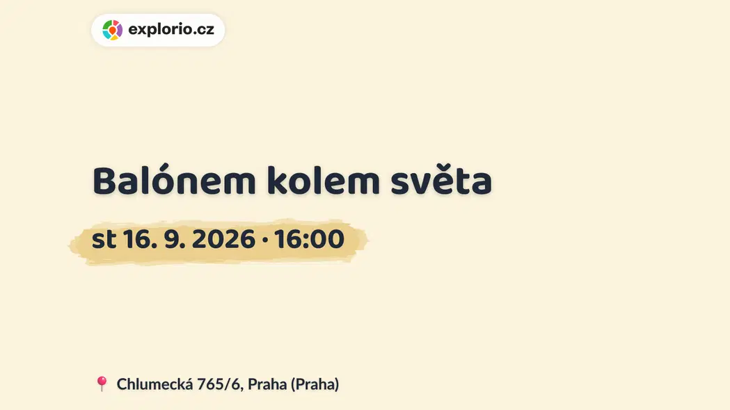 Balónem kolem světa – tvořivé dílny a Workshopy, Praha