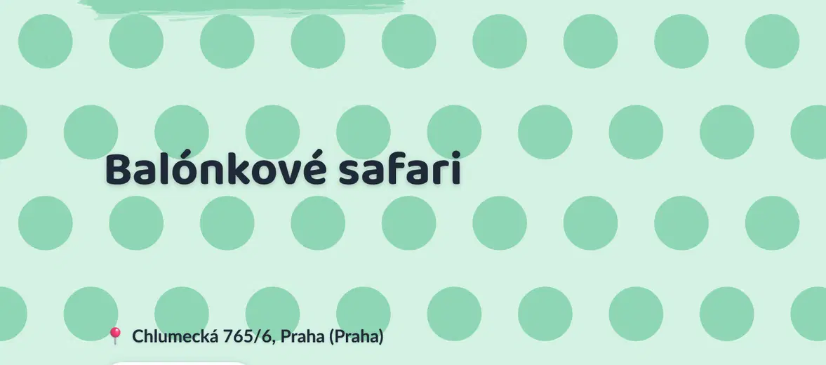 Balónkové safari – tvořivé dílny a Workshopy, Praha