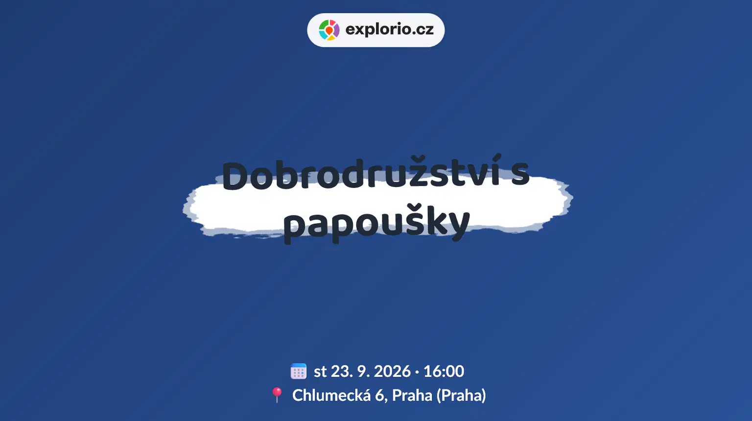 Dobrodružství s papoušky – tvořivé dílny a Workshopy, Praha
