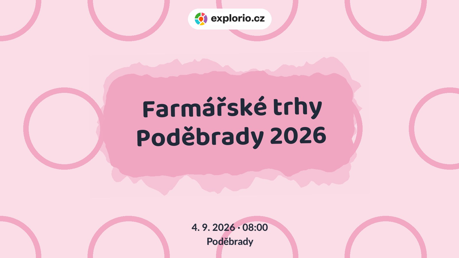 Farmářské trhy Poděbrady 2026 – festivaly a Slavnosti, Poděbrady