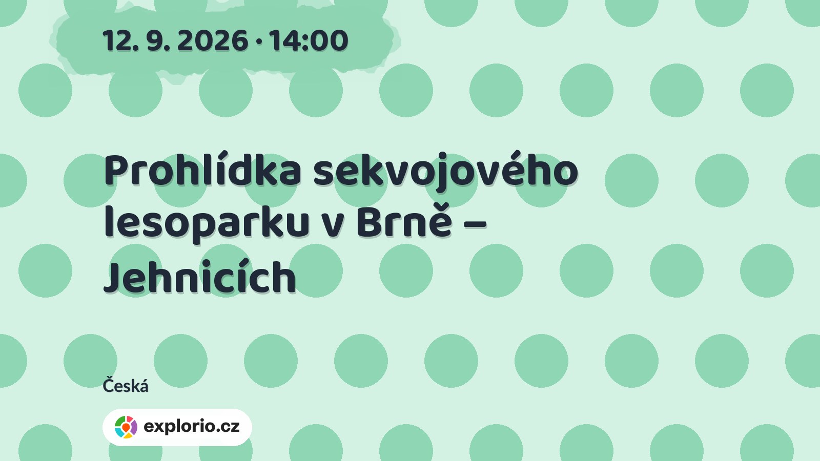 Prohlídka sekvojového lesoparku v Brně – Jehnicích – příroda a Zvířátka, Česká