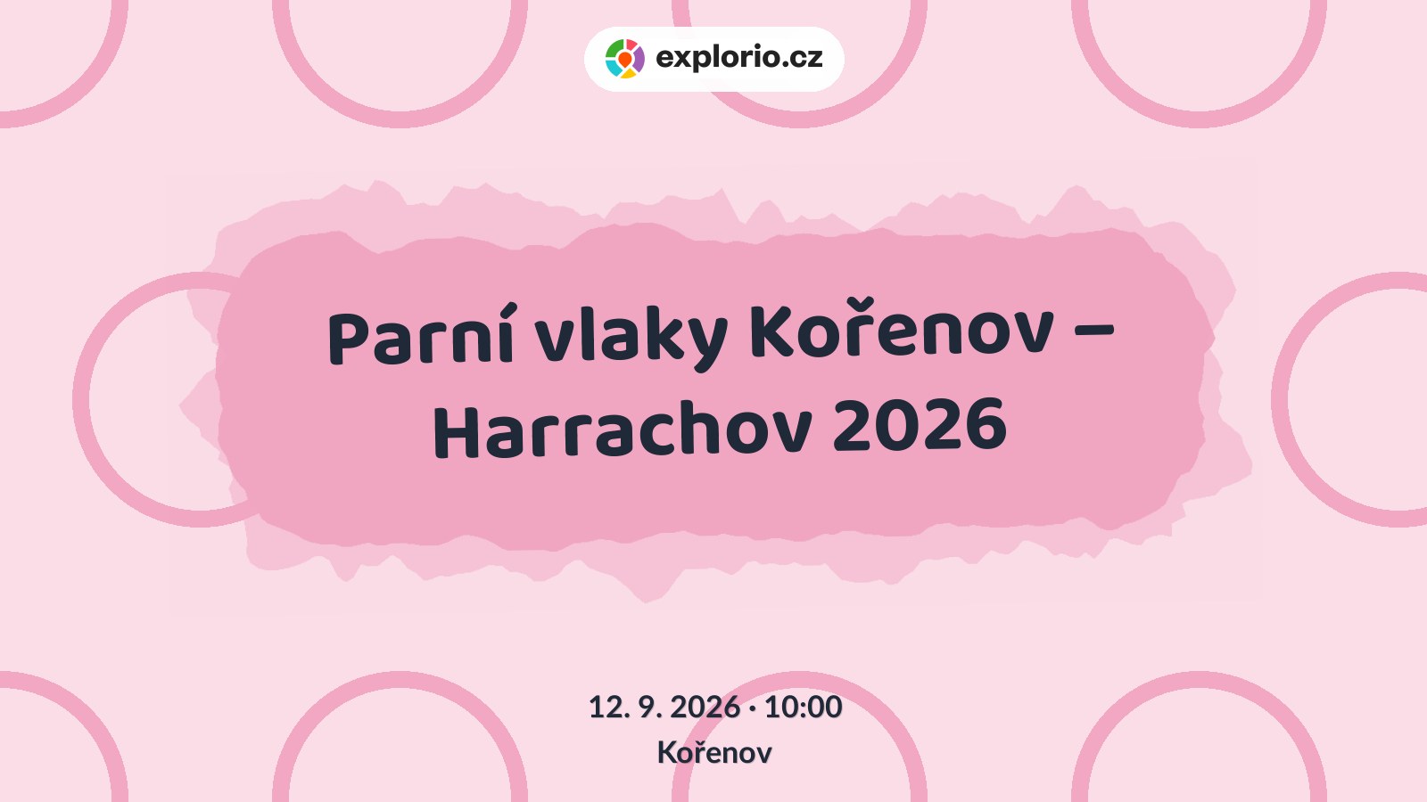 Parní vlaky Kořenov – Harrachov 2026 – festivaly a Slavnosti, Kořenov