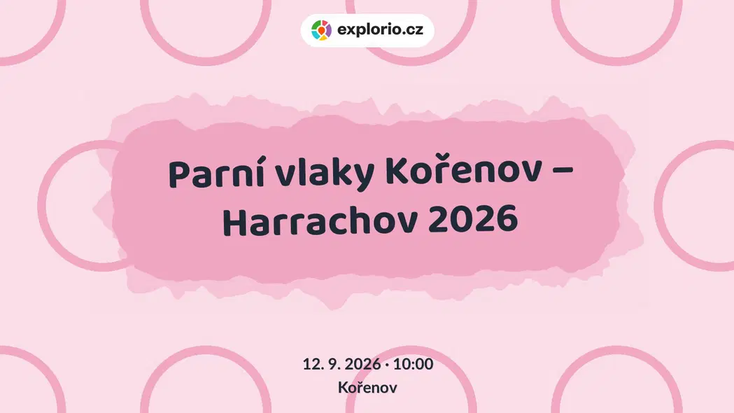 Parní vlaky Kořenov – Harrachov 2026 – festivaly a Slavnosti, Kořenov