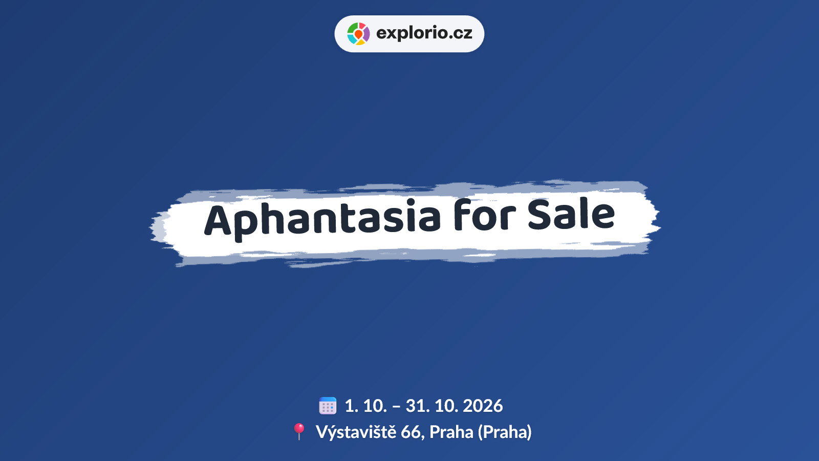 Aphantasia for Sale – prohlídky a Muzea, Praha