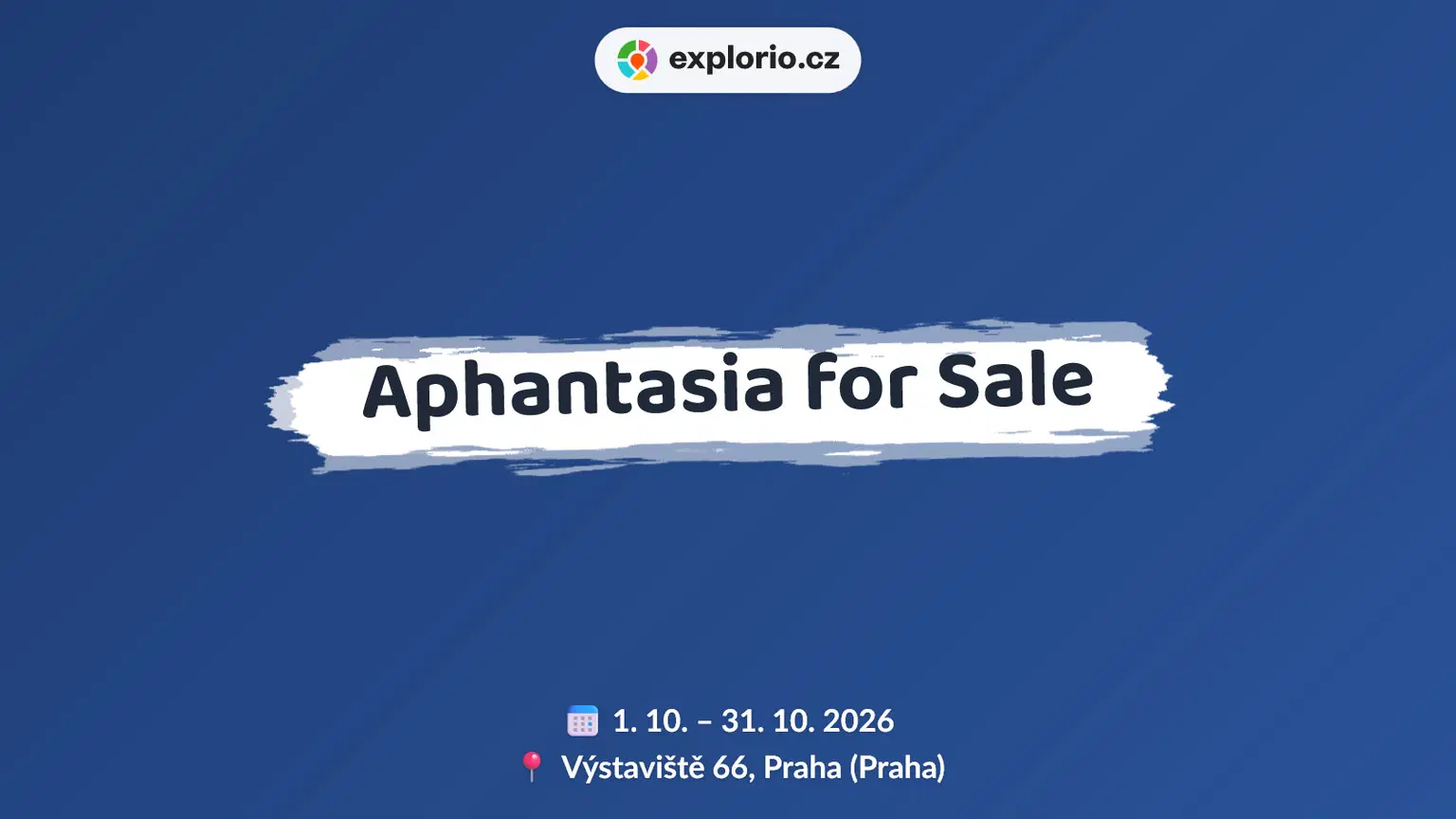 Aphantasia for Sale – prohlídky a Muzea, Praha