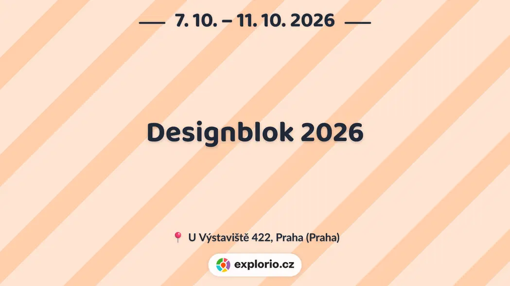 Designblok 2026 – prohlídky a Muzea, Praha