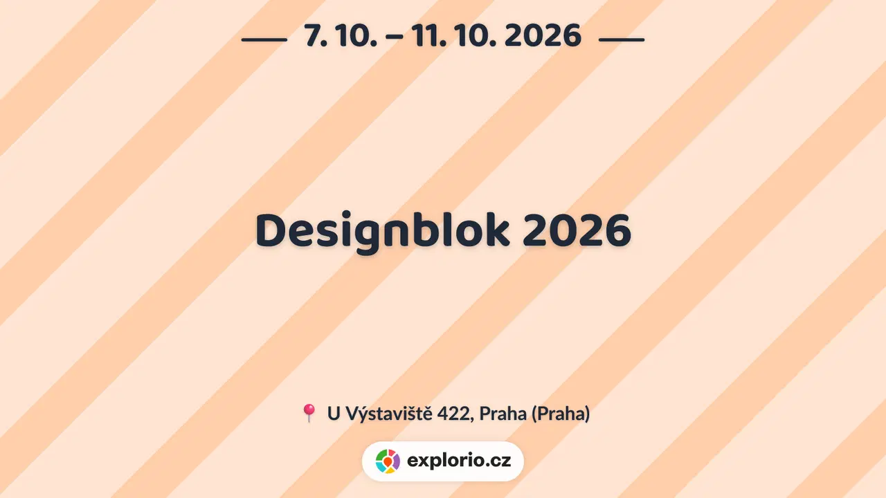 Designblok 2026 – prohlídky a Muzea, Praha