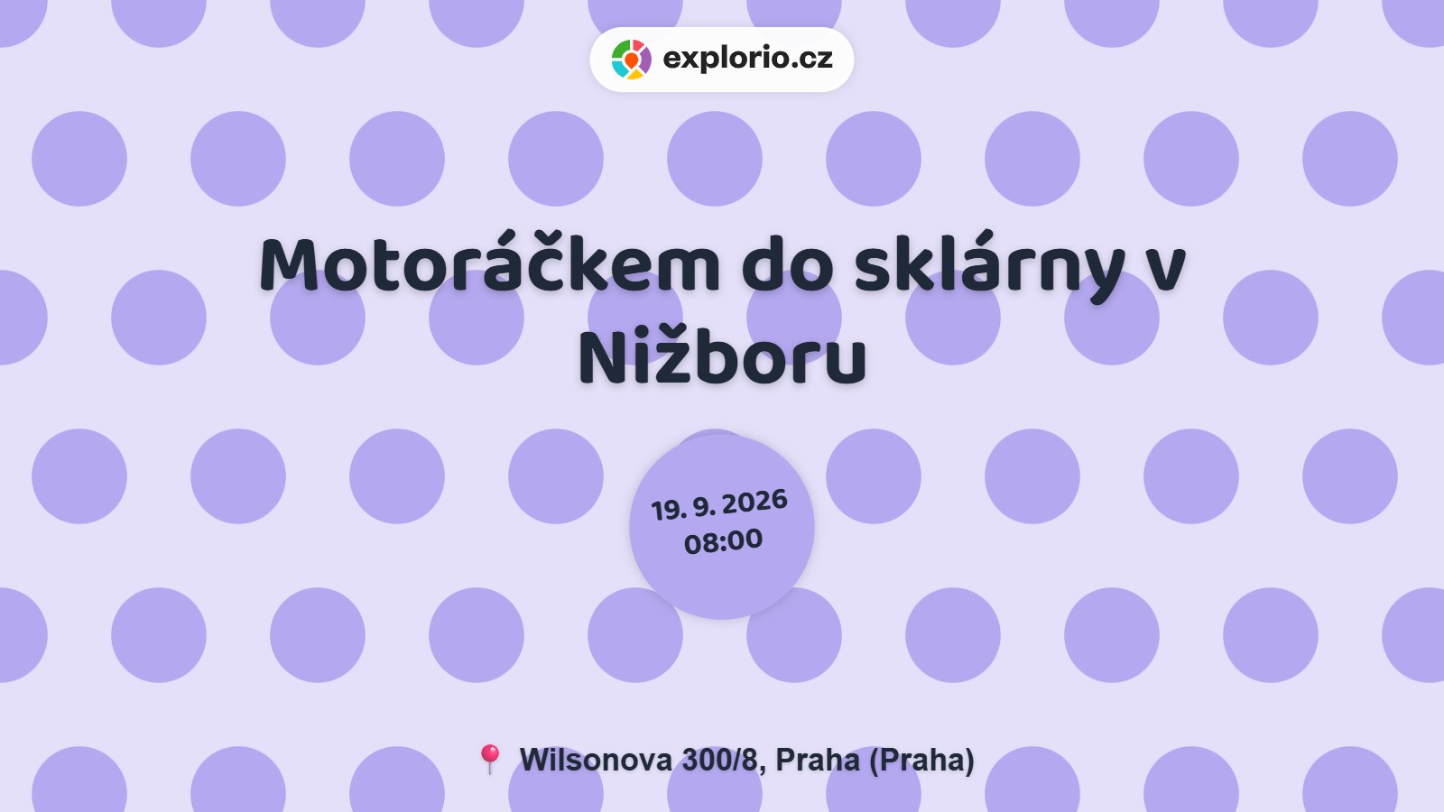 Motoráčkem do sklárny v Nižboru – prohlídky a Muzea, Praha