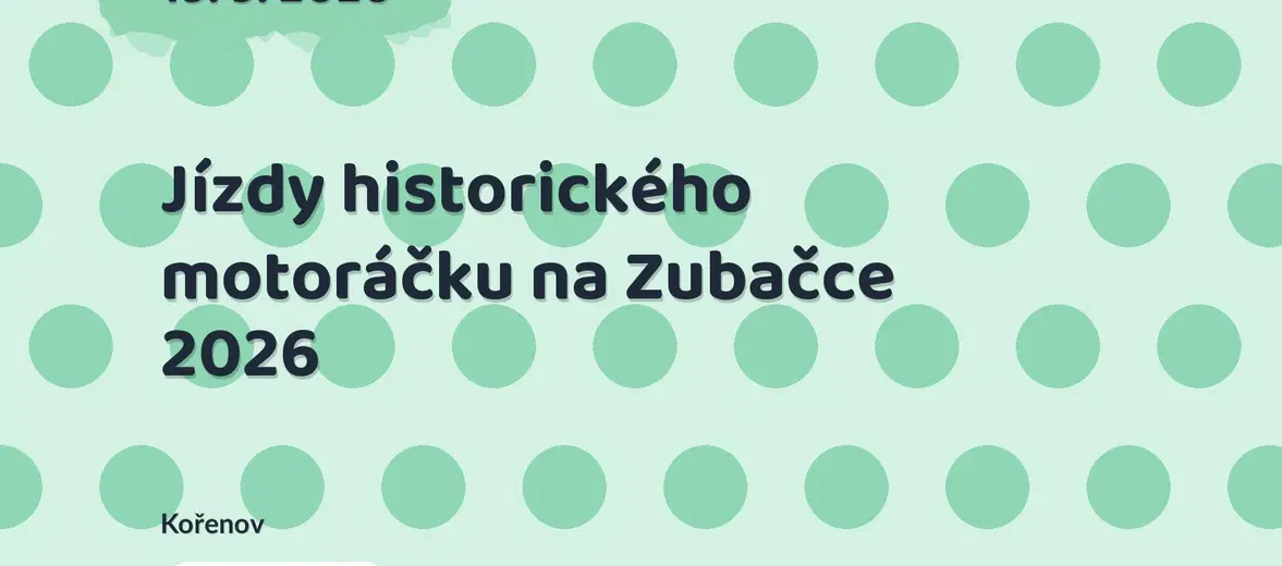 Jízdy historického motoráčku na Zubačce 2026 – festivaly a Slavnosti, Kořenov